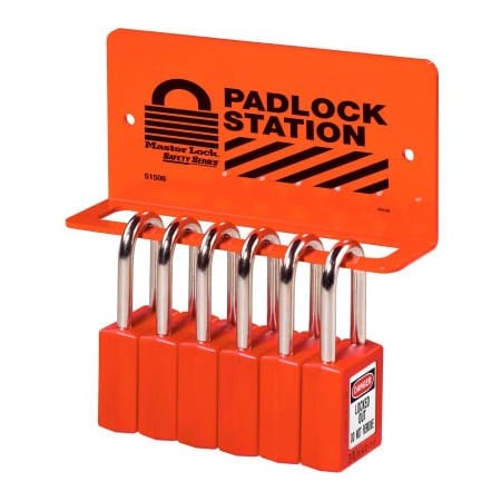 Master Lock Master Lock Small Padlock Wall Rack S1506